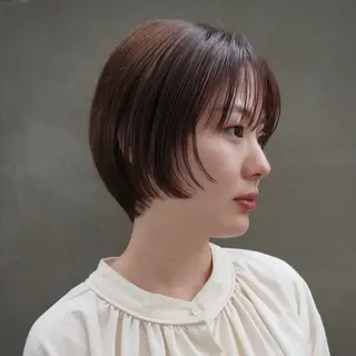 ショート カラー メンズハイトーン/栄 /イトウタケルのヘアスタイル