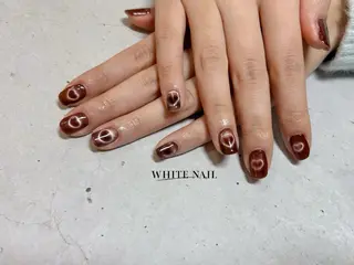 ネイル WHITE NAIL ホワイトネイルのネイルデザイン