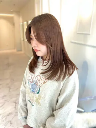 カラー Okamura Chisatoのヘアスタイル
