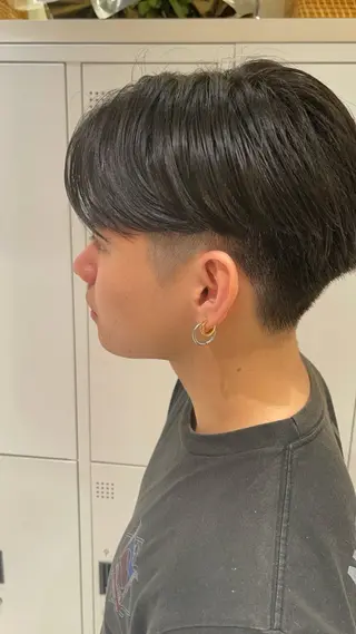 メンズ Alen🐶🐾/海 外風/グレージュ🩶のヘアスタイル