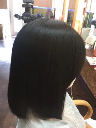 セミロング 桧山 真のヘアスタイル