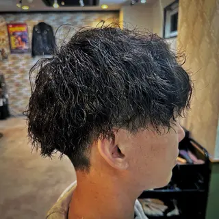 ショート パーマ メンズ 立川メンズカット/ メンズパーマ💈三上のヘアスタイル