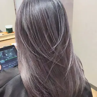 セミロング カラー 阪急箕面駅 徒歩1分千葉のヘアスタイル