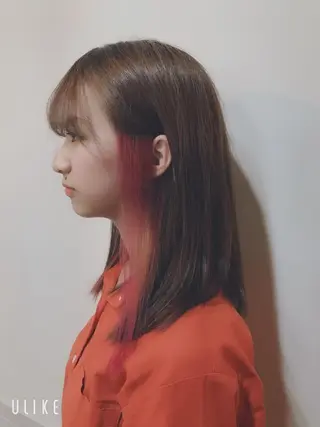 ロング カラー ヘアアレンジ アイラッシュ/美容室 個室/瀬戸 一菜のヘアスタイル
