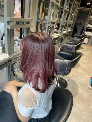 ミディアム カラー ブリーチ👩🦳/ ✂︎MANAMIのヘアスタイル