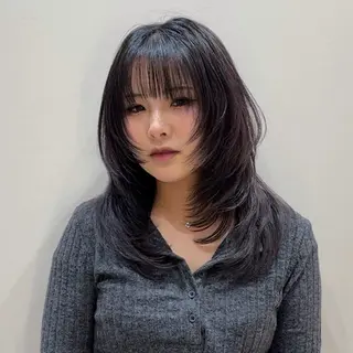 セミロング ハイトーン×レイヤー /RINのヘアスタイル