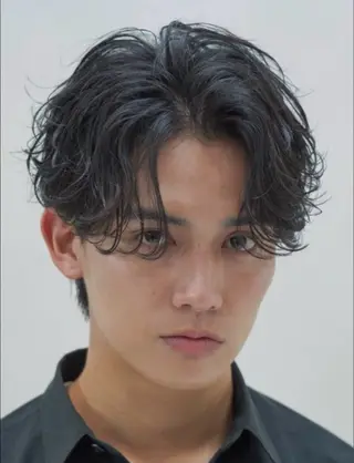 ショート パーマ メンズ fifthパーマ特化 ユウリのヘアスタイル