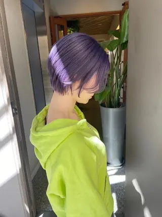 セミロング カラー TIGRE kamitoriのヘアスタイル