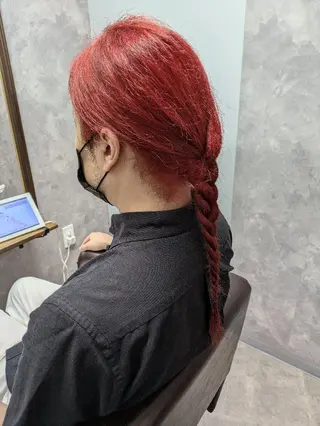 ロング カラー 佐藤 璃咲のヘアスタイル