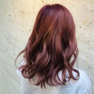 セミロング 杉原 向日梨のヘアスタイル
