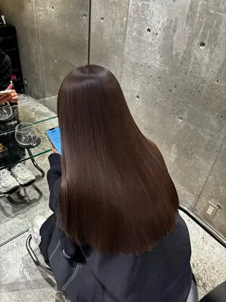 ロング 地毛風ストレート/ 艶髪/けいすけのヘアスタイル
