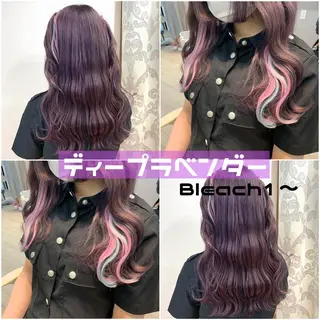 ロング カラー ヘアアレンジ 渋谷🩶ハイトーン 🩶FUMUのヘアスタイル