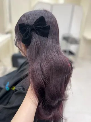 カラー ベージュ・ラベンダー カラー🎀りりのヘアスタイル