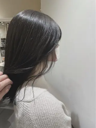 カラー 髪質改善🪄 イルミナカラー岩谷のヘアスタイル