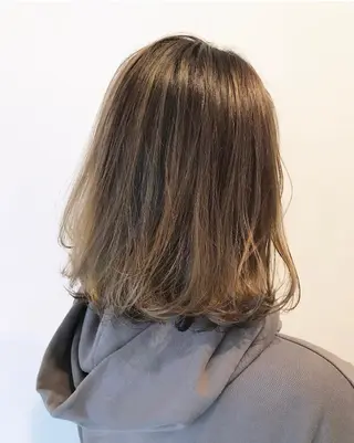 ミディアム カラー mayo 🐄🌈のヘアスタイル