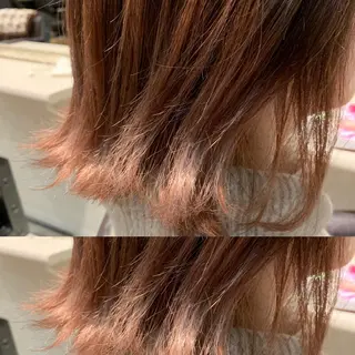 ミディアム カラー LUXBE LUCEのヘアスタイル