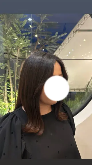 ミディアム MAHAE 中司のヘアスタイル
