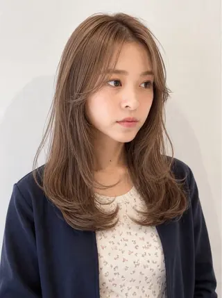 ロング カラー 佐藤優晟/カラー/ 癖毛ショート/表参道のヘアスタイル
