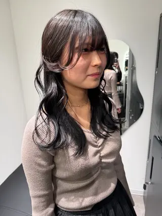 ロング カラー 池田 勇児のヘアスタイル