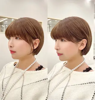 ショート ショート/似合わせ/ 透明感カラー古市唯人のヘアスタイル