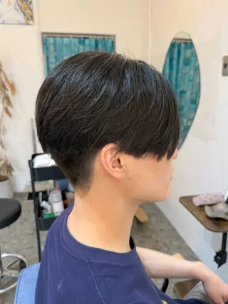 ショート メンズ 溝口 槙里也のヘアスタイル