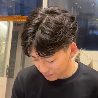 パーマ メンズ 【メンズ特化美容師】 RYO／梅田のヘアスタイル