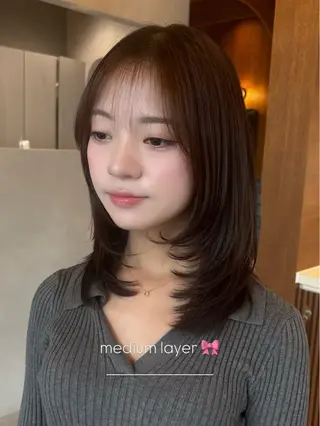 ミディアム レイヤー/ボブ ❣️manamiのヘアスタイル