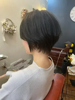 ショート 島尻 徳人のヘアスタイル
