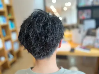 パーマ メンズ RICHAIR 山﨑 直也のヘアスタイル