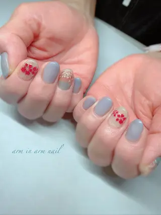 ネイル arm in arm ︎✿Yamamotoのマツエク・マツパデザイン