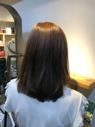 セミロング 髪質改善✨自由が丘 札辻 拓未のヘアスタイル