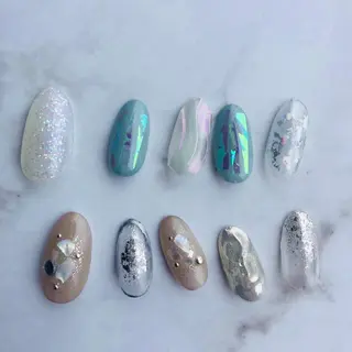 ネイル nail salon ラピスラズリのネイルデザイン