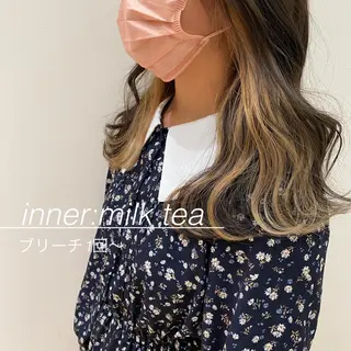 セミロング 小林 夢羽のヘアスタイル