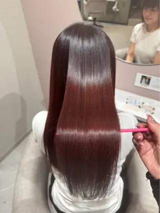 ロング 🌼縮毛矯正🌼 中野有騎🦕のヘアスタイル