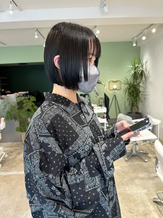 ショート Sabby氏川洸希 パーマのヘアスタイル
