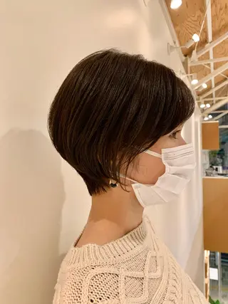 ショート カラー 中尾 文哉のヘアスタイル