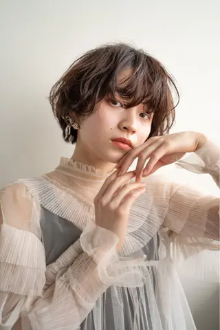 ショート カラー レイヤーカット🎀 NANAHAのヘアスタイル