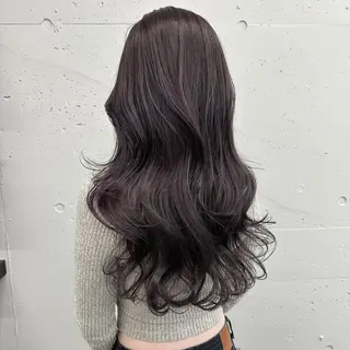 カラー ロング 韓国ヘア♡🇰🇷 暖色♡透明感カラー✨のヘアスタイル