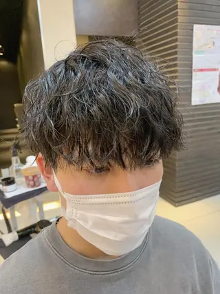 ショート 失敗しないパーマ 稲葉/草薙のヘアスタイル
