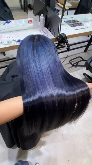 ロング 透明感/くすみカラー 🎀ここみ🎀のヘアスタイル