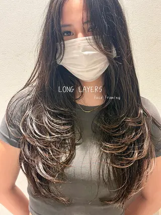 ロング ボブ&寒色🎐ᩚ 短髪 COCOROのヘアスタイル