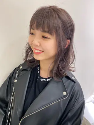 ミディアム カラー 銀座メンズ専門🖤 叶奈々のヘアスタイル