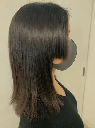 ミディアム 🍃 𝙍𝙀𝙉𝘼のヘアスタイル