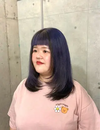 ミディアム カラー 加藤志保 🎗️🫧モデル募集のヘアスタイル
