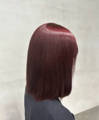 ミディアム パーマカラー支持⭕️ 春山凜乃介のヘアスタイル