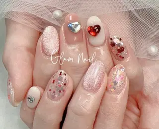 ネイル rina 💖長さ出し専門の店のネイルデザイン