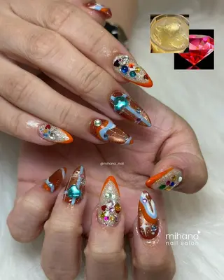ネイル lunii 𓂃♡ mihanaのネイルデザイン