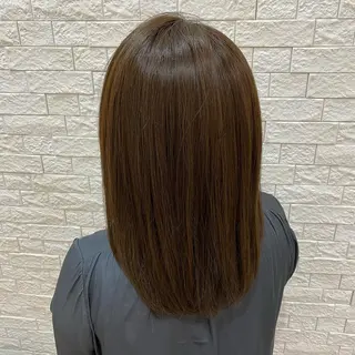 セミロング カラー 松本 沙良のヘアスタイル