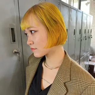 ショート ブリーチ×似合わせハ イトーン🍎ののかのヘアスタイル