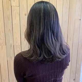 ミディアム @grace *HOSHIのヘアスタイル